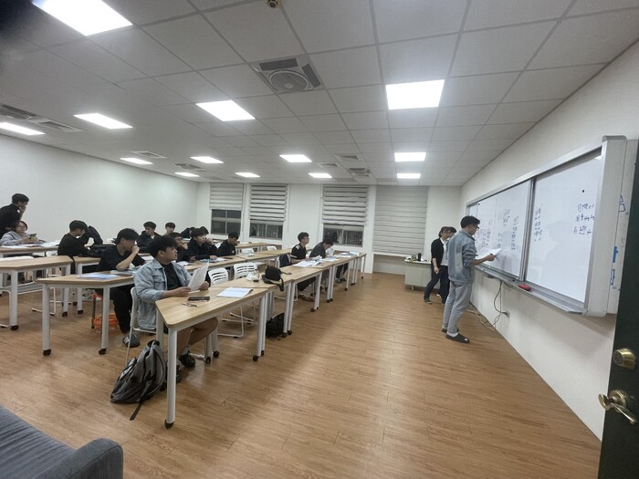 圖說：中信科技大學華語文中心辦理華語寒假輔導班，協助新南向專班學生強化華語能力。(圖/中信科大提供)