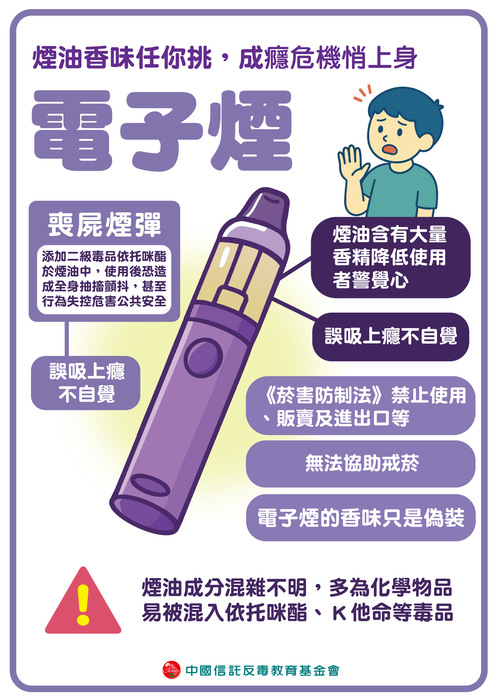 圖說：中國信託反毒教育基金會幫助孩子認識各類型毒品的危害，提升拒毒能力，讓反毒意識從校園向下扎根。（圖／中國信託反毒教育基金會提供）圖片
