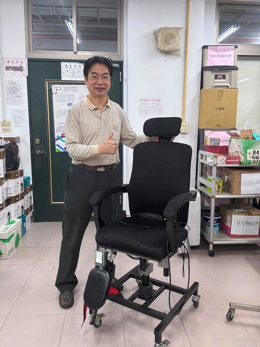 圖說：雙自由度膝蓋關節復健裝置 2024韓國發明展金牌(中信科技大學提供)