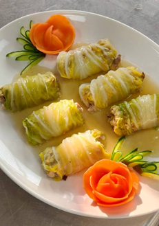 圖說：當季食材變身美味料理！學生食農課程玩出新花樣。(圖/中信科大提供)圖片