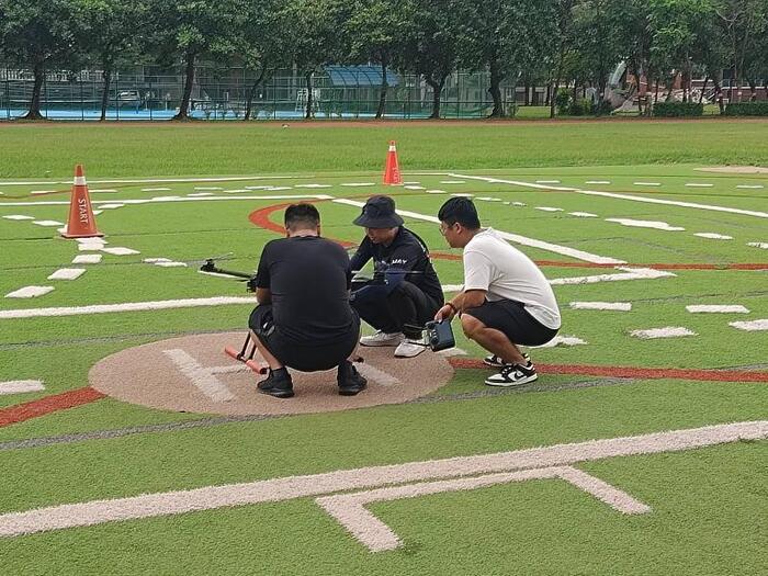 中信科大無人機術科考照場地。