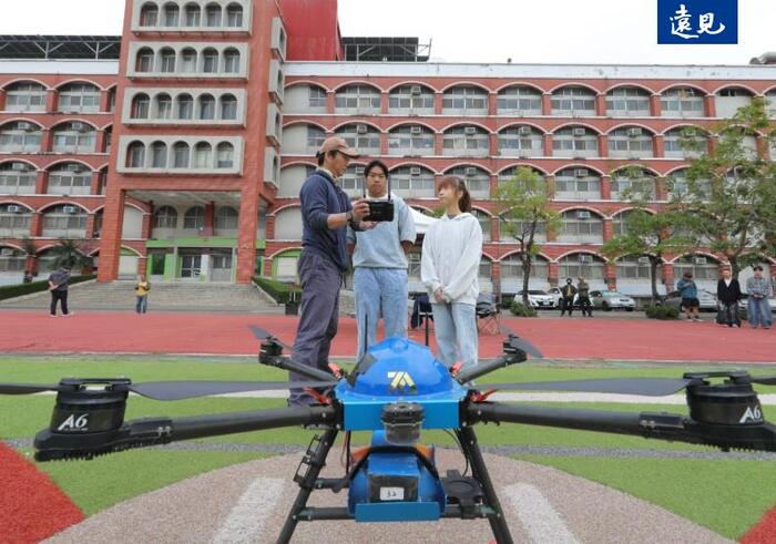 圖說:中信科大在企業入主之後，啟動校系瘦身與轉型，無人機也是校方計畫投入資源發展的新領域。