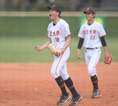 文化大學江沁恩完封勝幫助球隊鎖定8強席次。